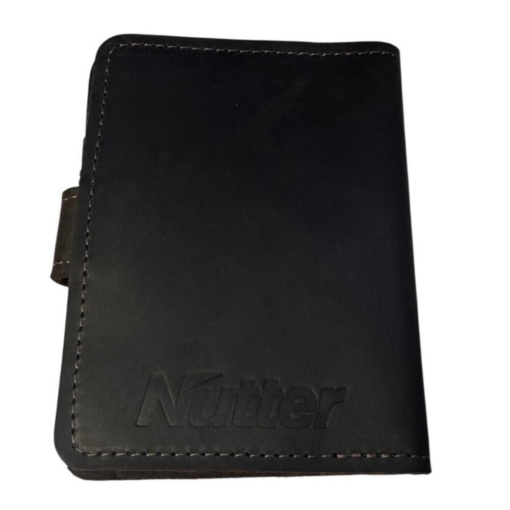 Nutter Soft Leather Passport Wallet / Travel Organizer Dark Brown - Picture 2 of 4